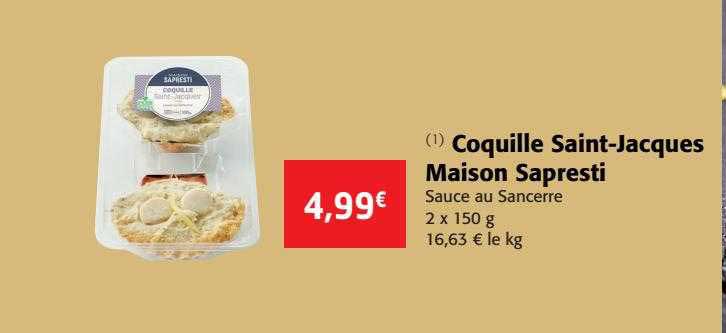 coquille saint-jacques maison sapresti