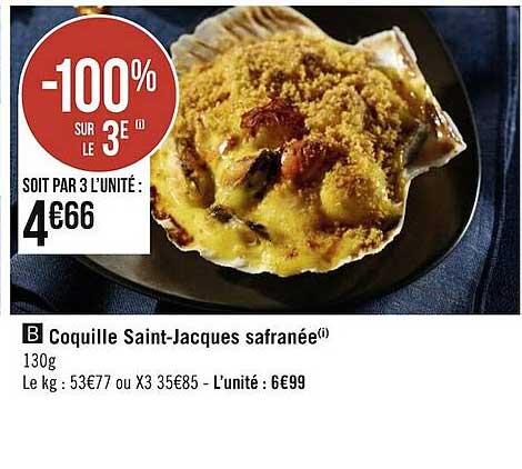 coquille saint-jacques safranée