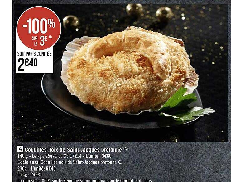 coquilles noix de saint-jacques bretonne