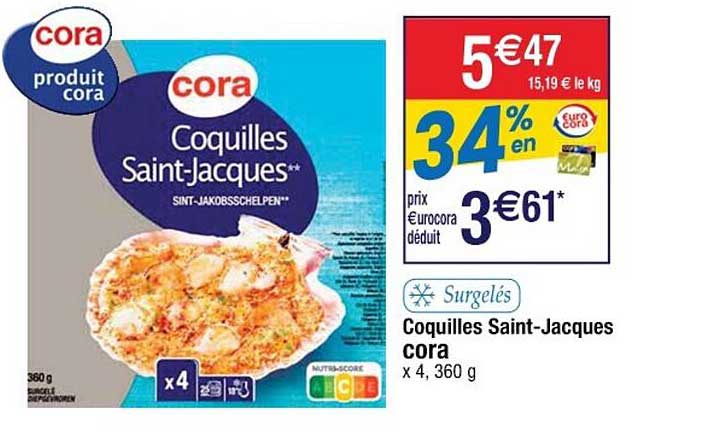 coquilles saint-jacques cora