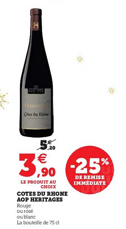 Côtes Du Rhône Aop Héritages