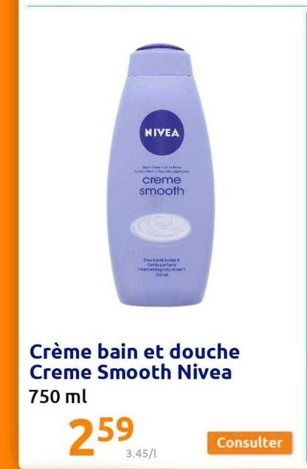 crème bain et douche crème smooth nivea
