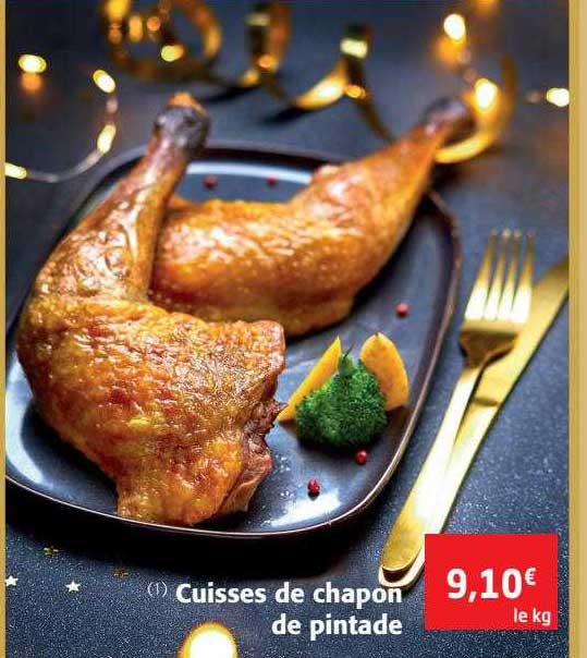 cuisses de chapon de pintade