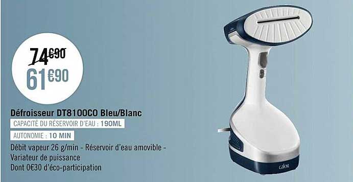 défroisseur dt8100co bleu-blanc calor