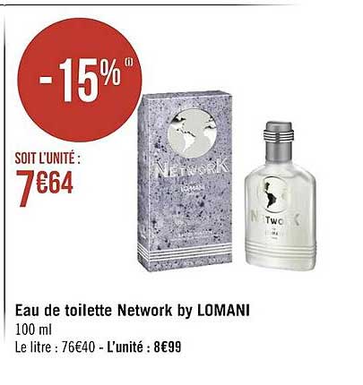 eau de toilette network by lomani