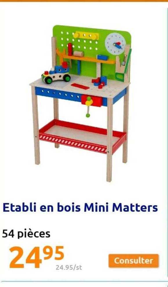Etabli En Bois Mini Matters