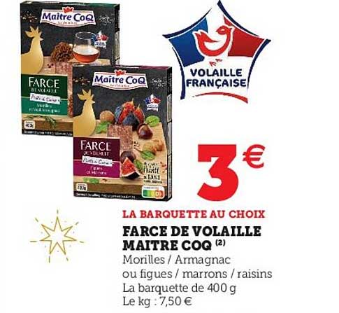 Farce De Volaille Maître Coq