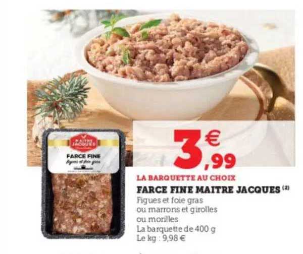 Farce Fine Maître Jacques