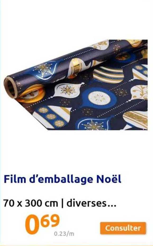 film d'emballage noël