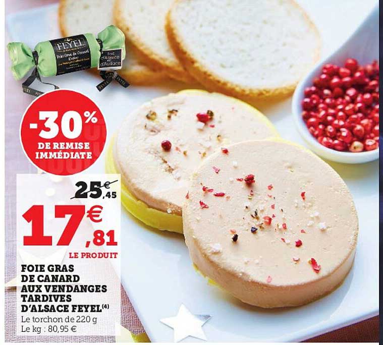 foie gras de canard aux vendanges tardives d'alsace feyel