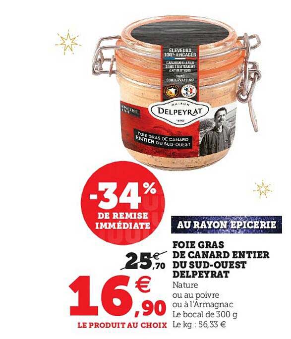 foie gras de canard entier du sud-ouest delpeyrat