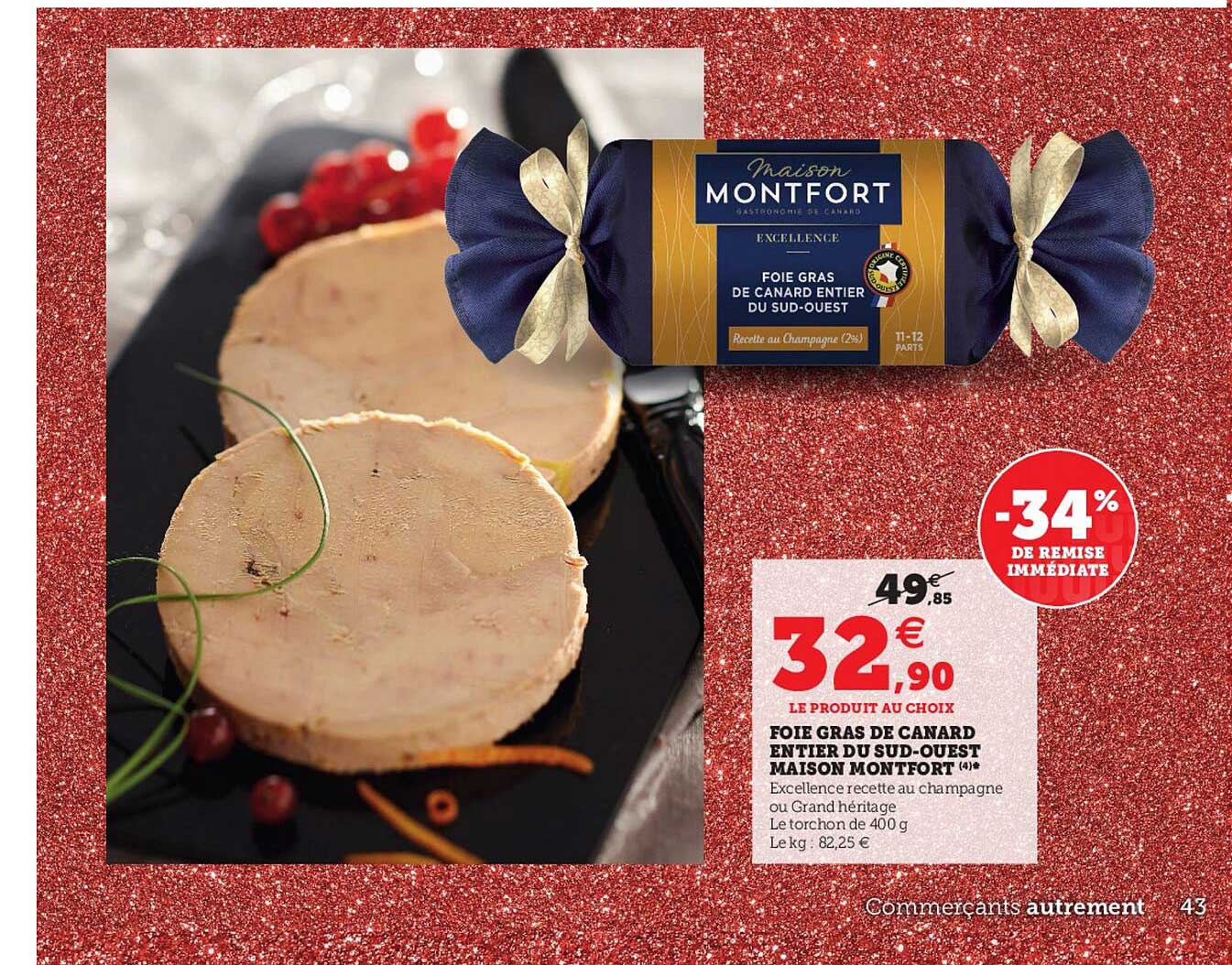 foie gras de canard entier du sud-ouest maison montfort