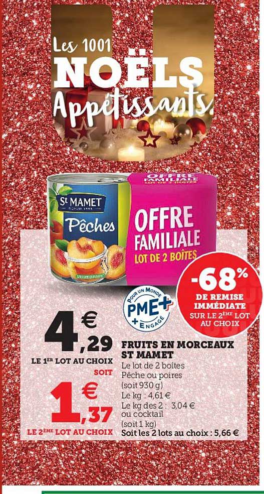 Fruits En Morceaux St Mamet