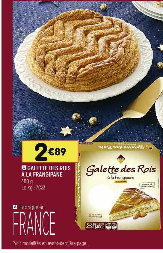 galette des rois à la frangipane