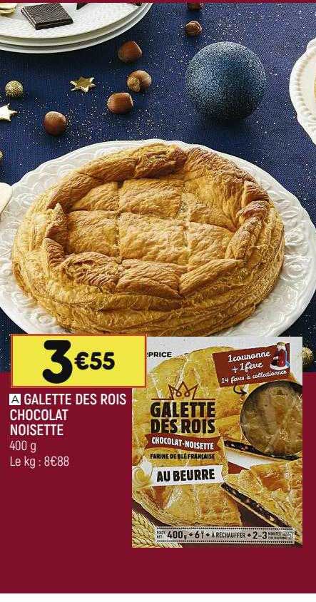 galette des rois chocolat noisette