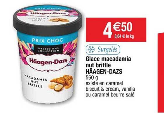 glace macadamia nut brittle häagen-dazs