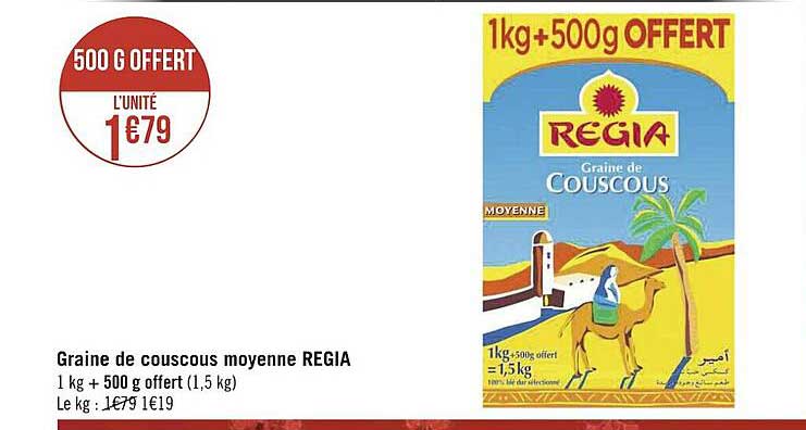 graine de couscous moyenne regia