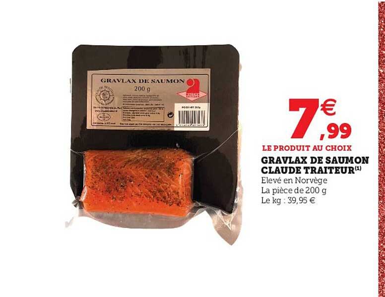 gravlax de saumon claude traiteur