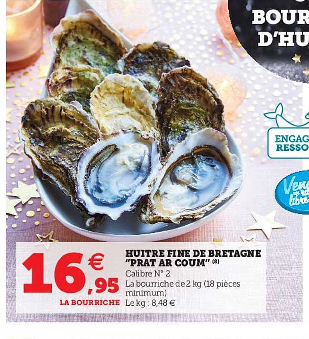 huître fine de bretagne "prat ar coum"