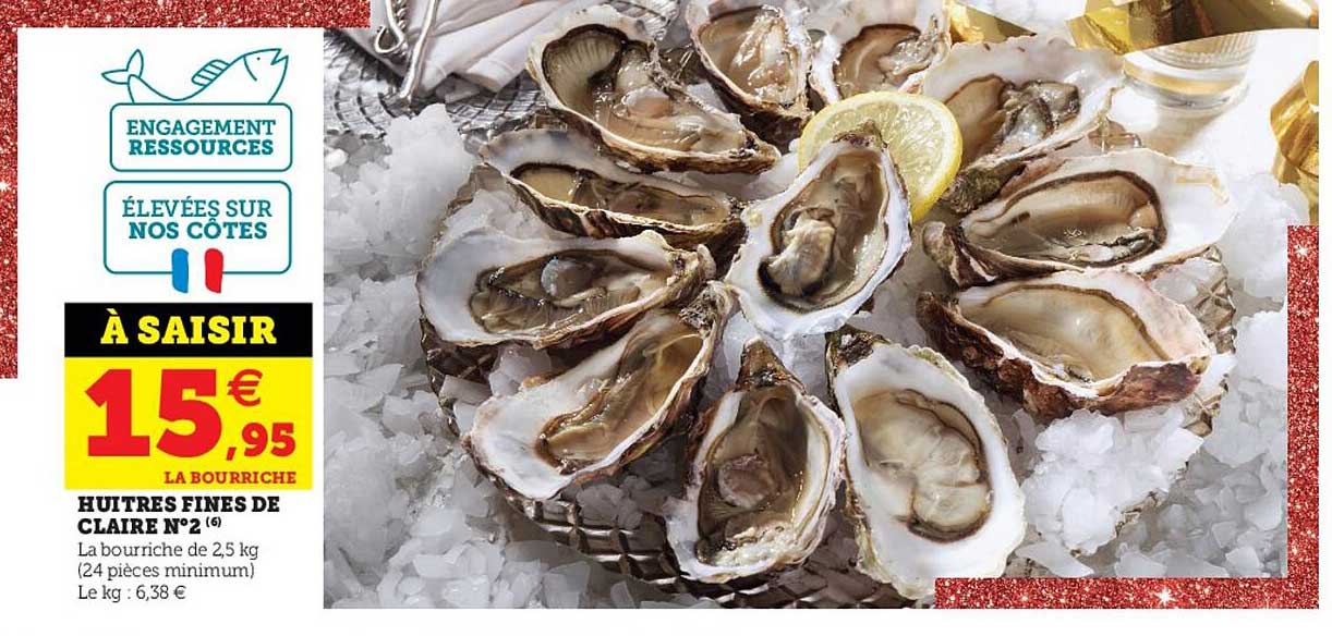 Huîtres Fines De Claire N°2
