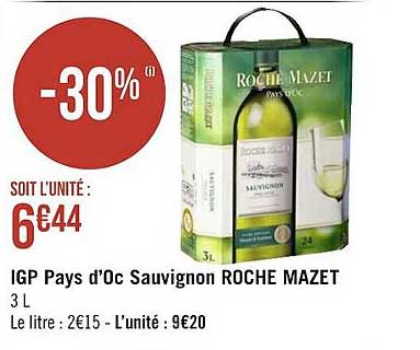 igp pays d'oc sauvignon roche mazet