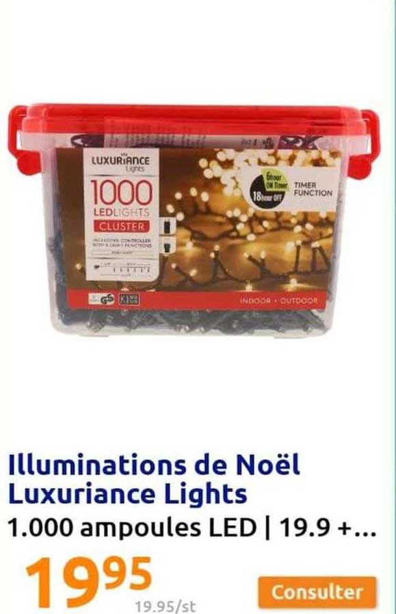 illuminations de noël luxuriance lights