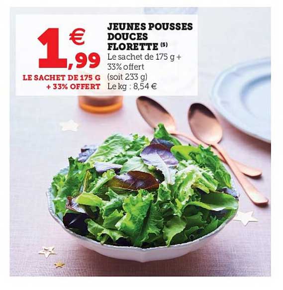 jeunes pousses douces florette