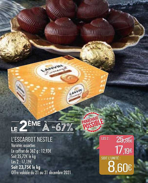 l'escargot nestlé