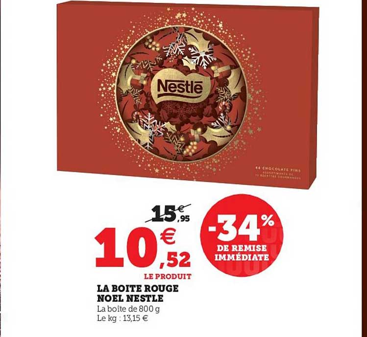 La Boîte Rouge Noël Nestlé