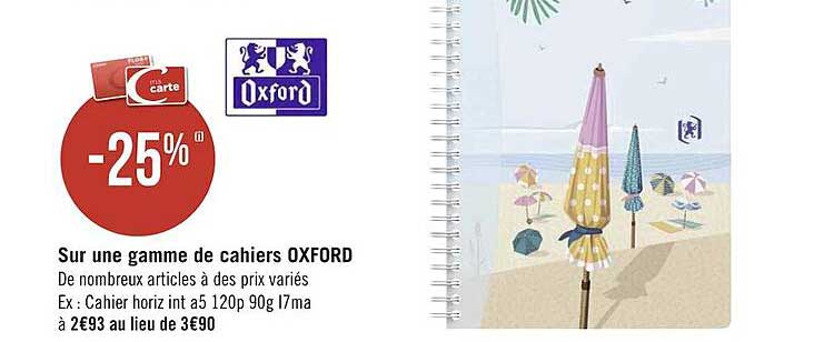 La Gamme De Cahiers Oxford