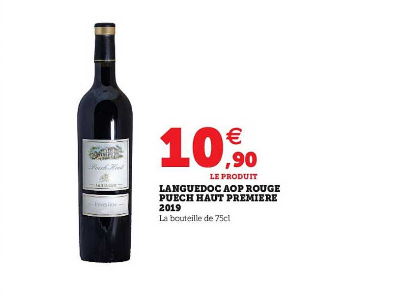 languedoc aop rouge puech haut première 2019