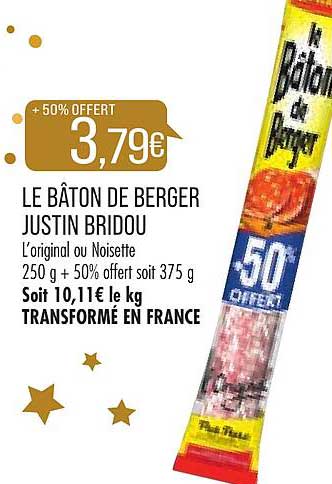 le bâton de berger justin bridou