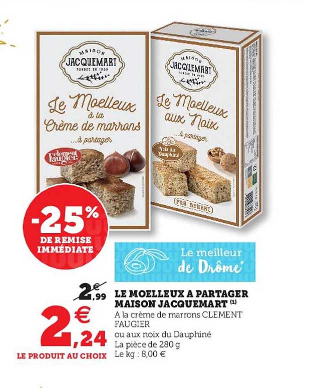 le moelleux à partager maison jacquemart