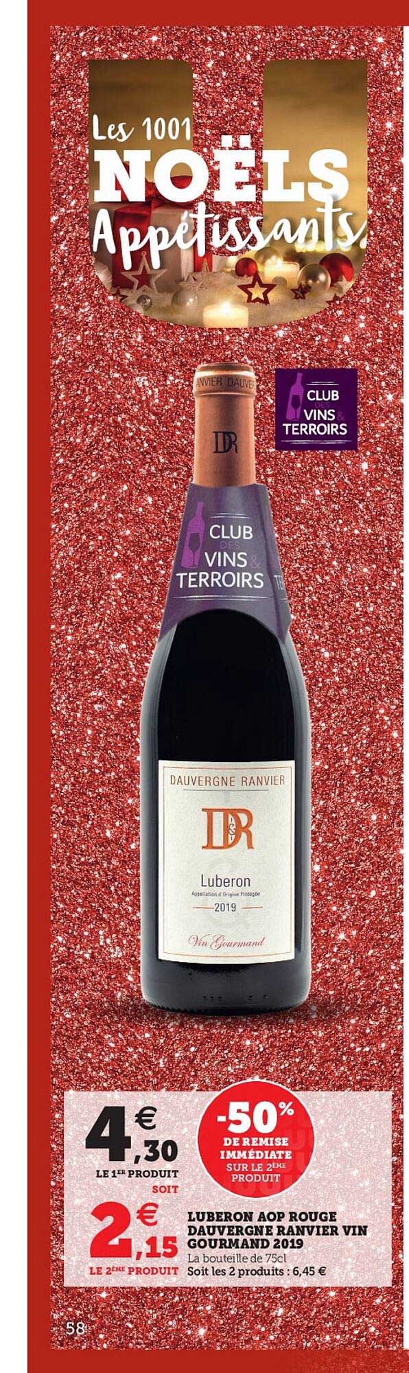 luberon aop rouge dauvergne ranvier vin gourmand 2019
