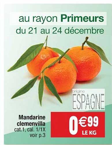 mandarine clémenvilla