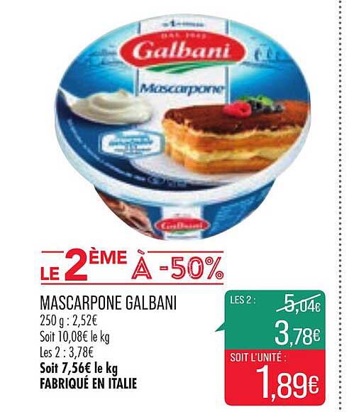 Mascarpone Galbani