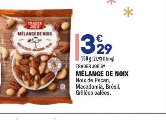 mélange de noix trader joe's