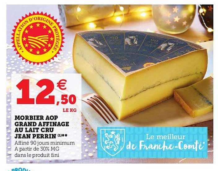 Morbier Aop Grand Affinage Au Lait Cru Jean Perrin
