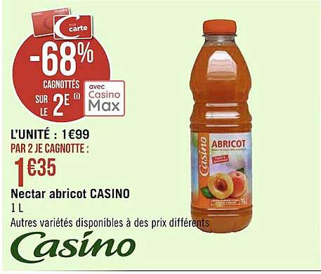Nectar Abricot Casino