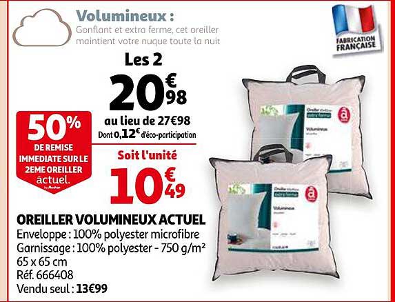 Oreiller Volumineux Actuel