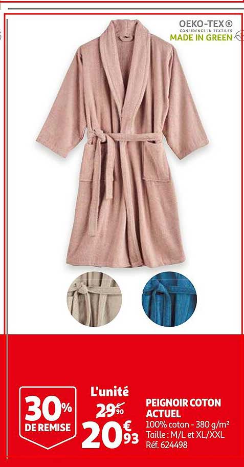 Peignoir Coton Actuel