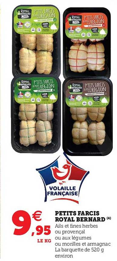 Petits Farcis Royal Bernard