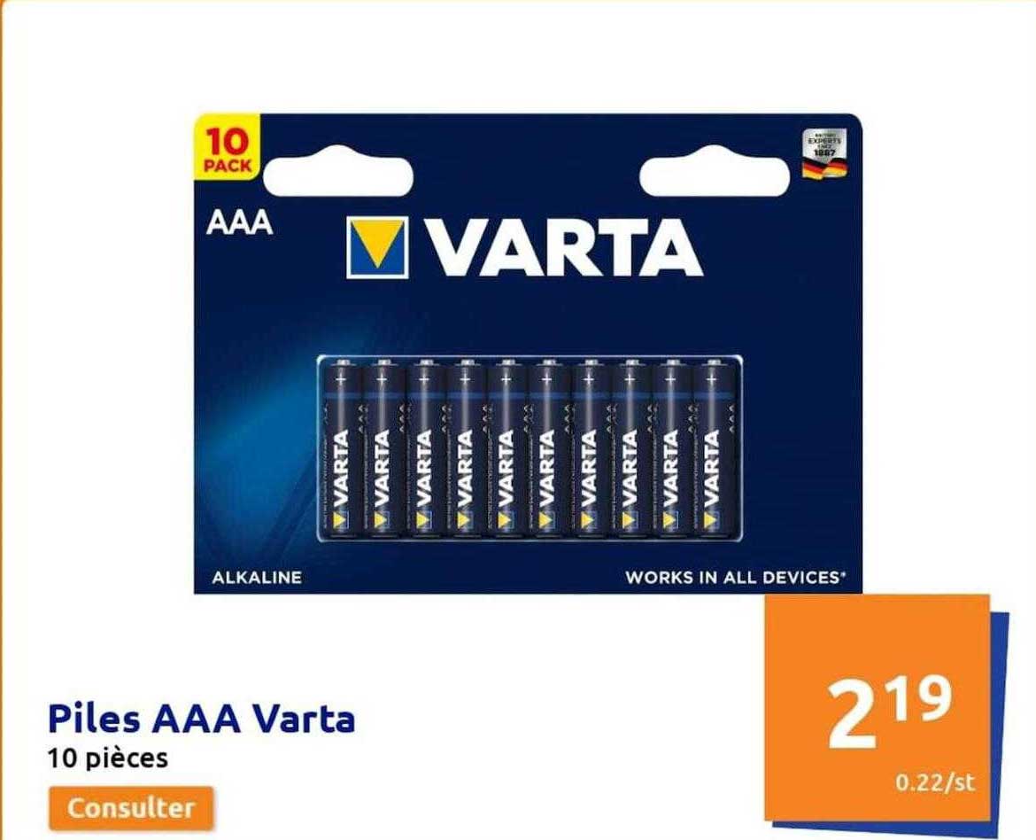 Piles Aaa Varta