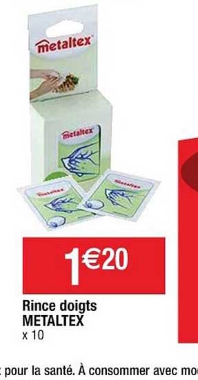 Rince Doigts Metaltex