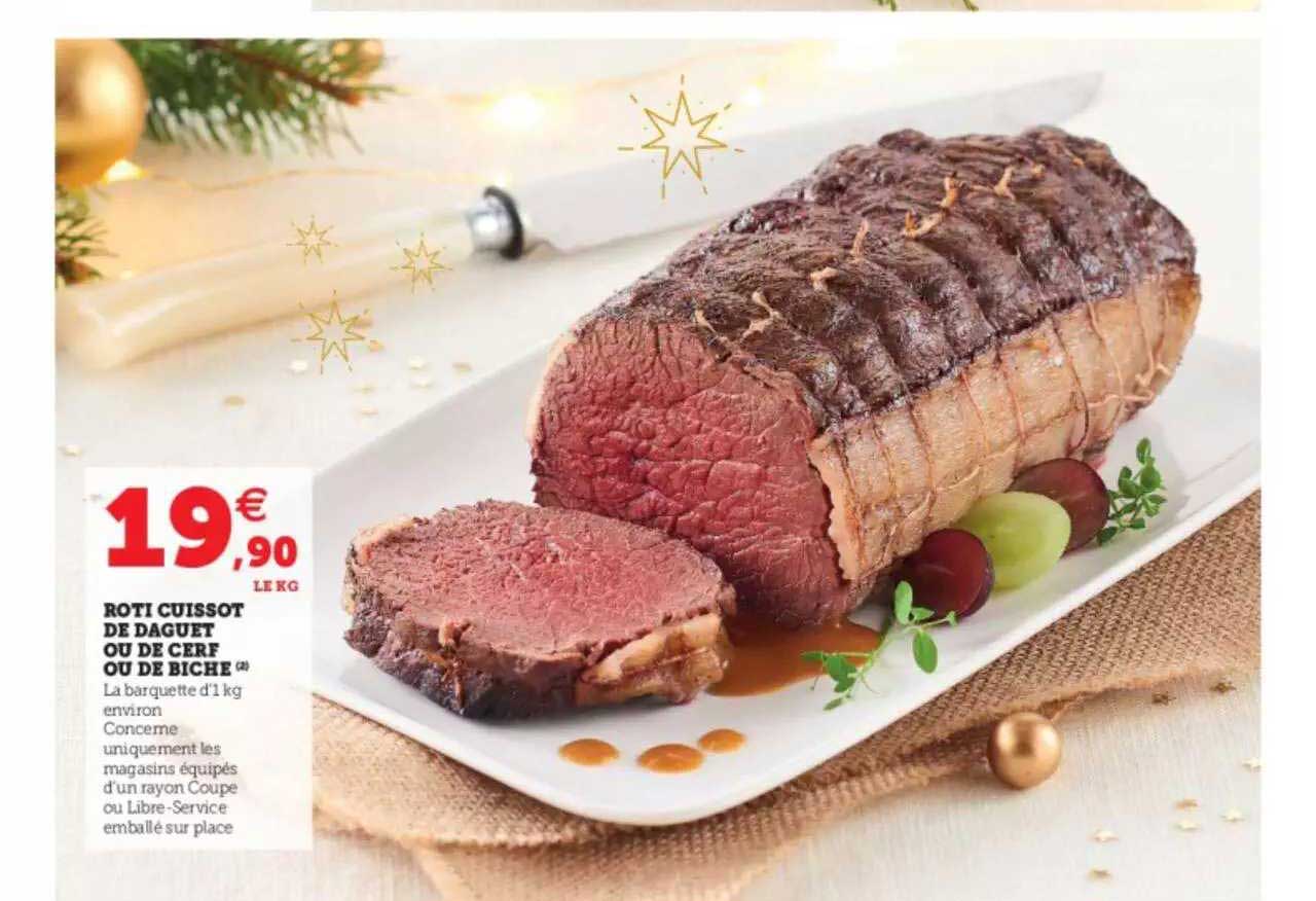 rôti cuissot de daguet ou de cerf ou de biche