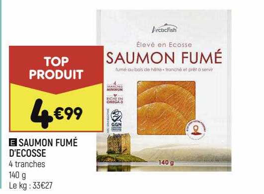 saumon fumé d'écosse