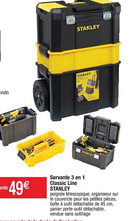 servante 3 en 1 classic line stanley