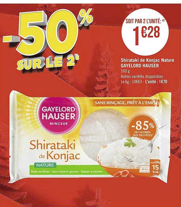 shirataki de konjac nature gayelord hauser