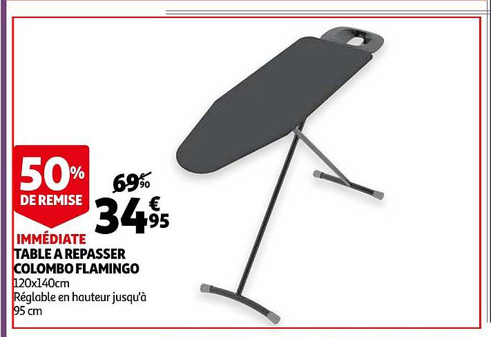 table à repasser colombo flamingo