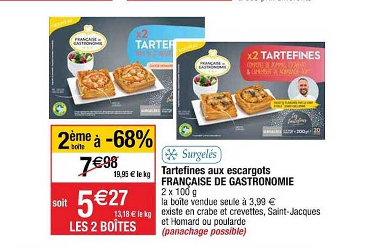 Tartefines Aux Escargots Française De Gastronomie